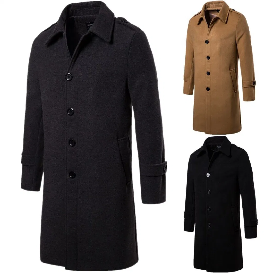 Hot Sale Custom Overcoat Customized Man Coats Wool Handmade Oevercoat Winter Coat