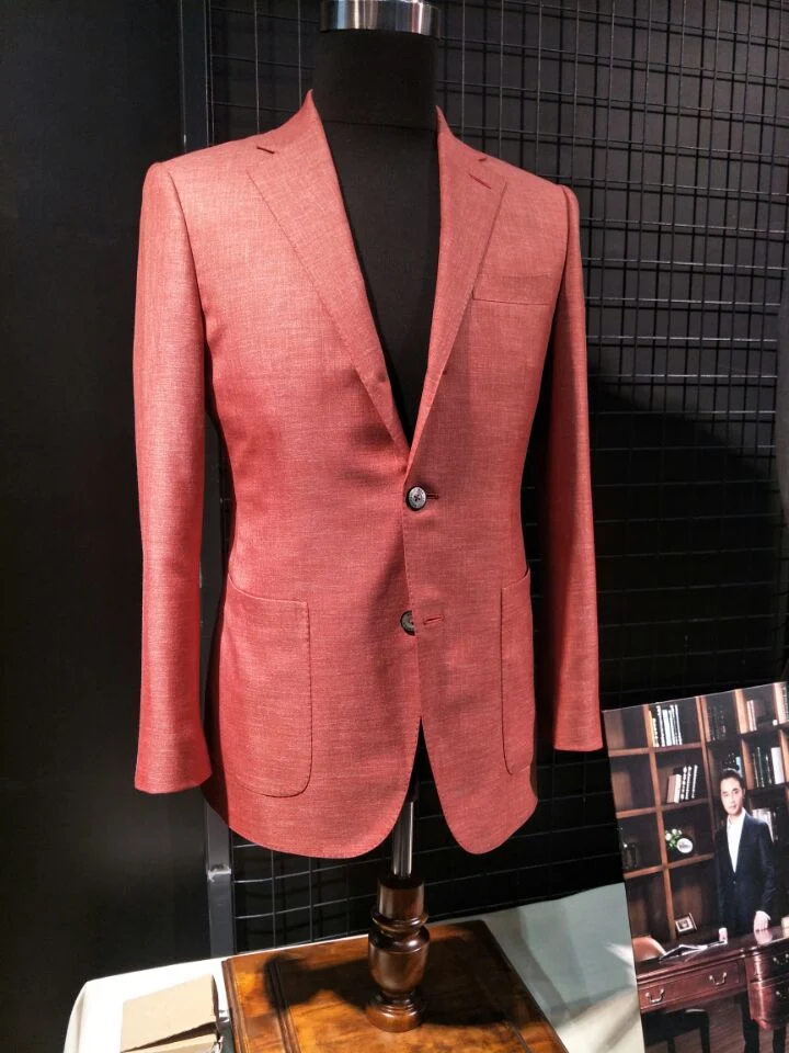 Custom Bespoke Tailor Suit Made-to-Measure Jacket Tuxedo Wedding Suit Business Men Suits