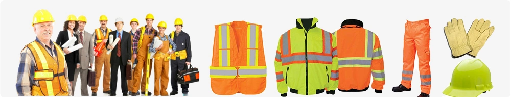 Fluorescent Green High Light Reflective Safety Workwear Protective Rainwear for Adults