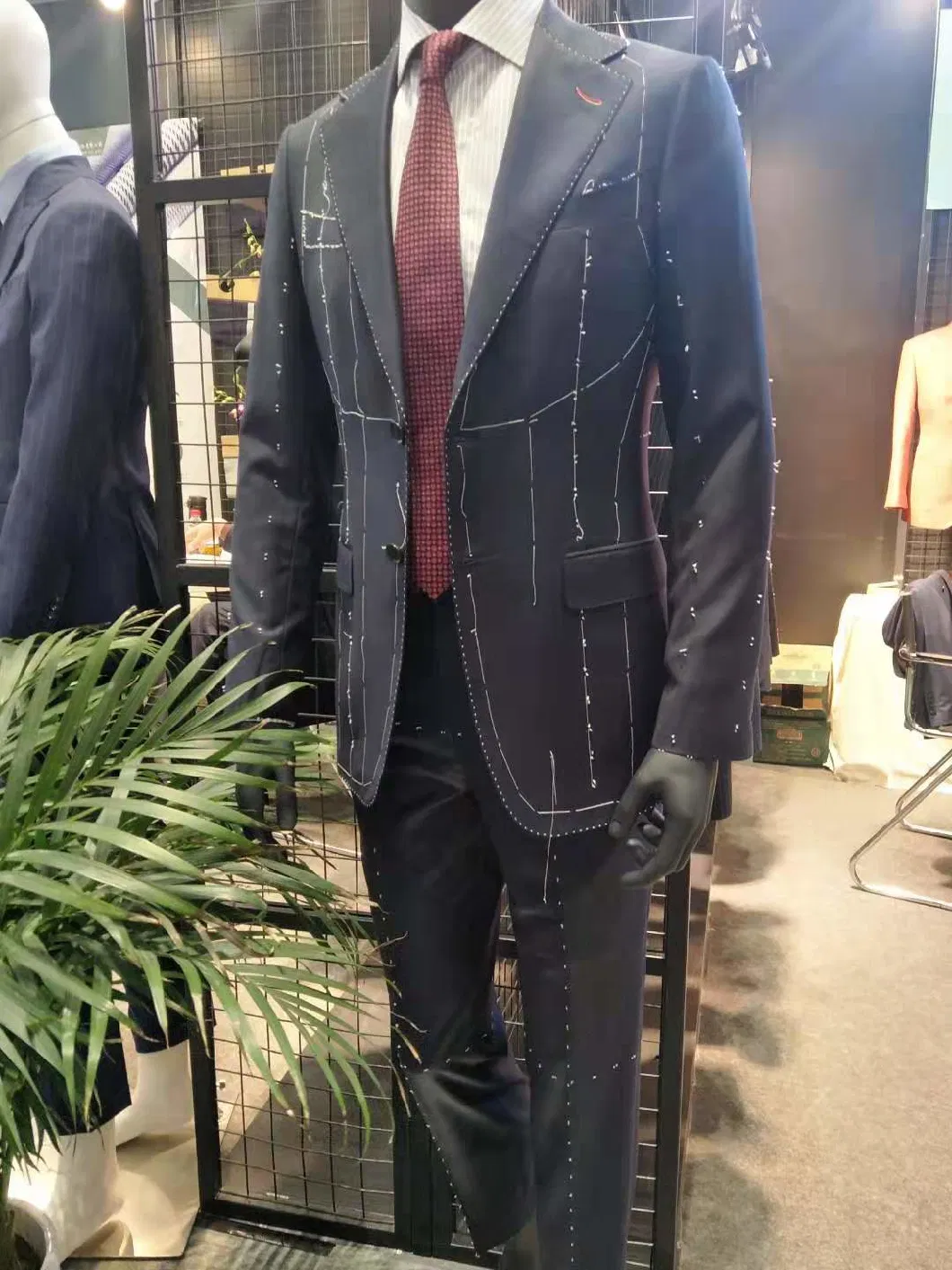 Custom Bespoke Tailor Suit Made-to-Measure Jacket Tuxedo Wedding Suit Business Men Suits