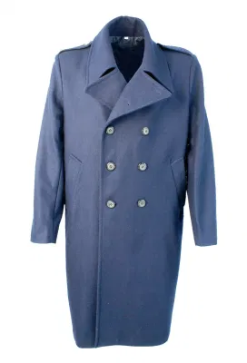 Wool Navy Blue Winter Warm Military Police Army Long Customize Coat