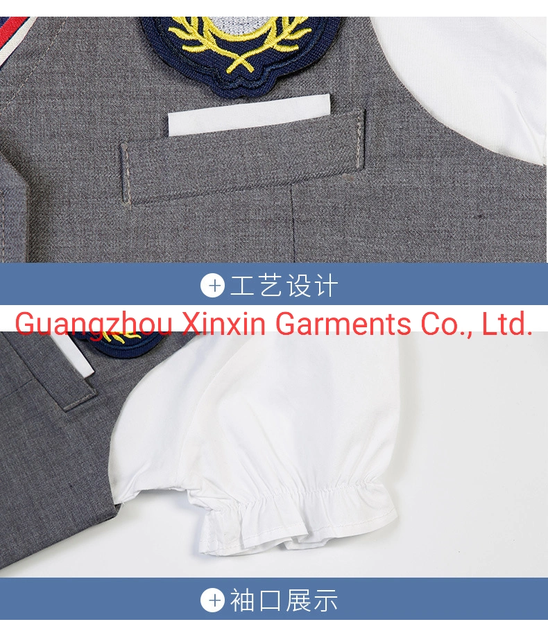Wholesale Cheap China Factory Custom Design School Wear School Uniform for Primary School Kids (U172)